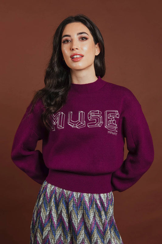 Muse Pullover: Magenta