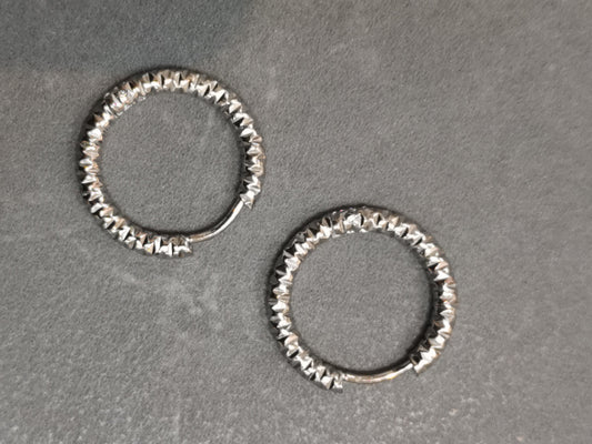 Twist Ohrstecker | 18K vergoldet: Silber
